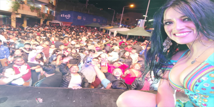 Katy Jara conquistó a bolivianos